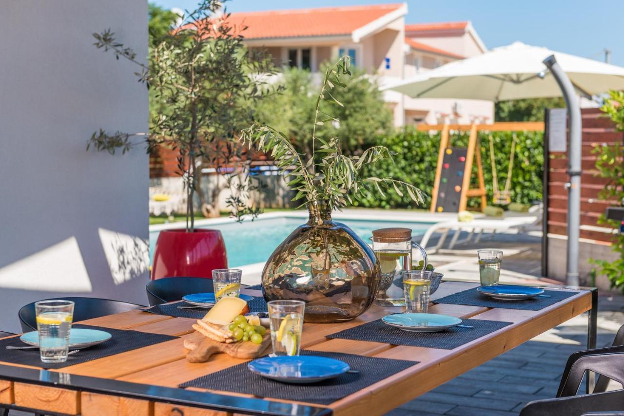 Villa Olea With Heated Pool And Jacuzzi Sukošan المظهر الخارجي الصورة