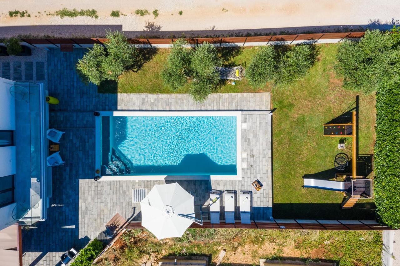 Villa Olea With Heated Pool And Jacuzzi Sukošan المظهر الخارجي الصورة