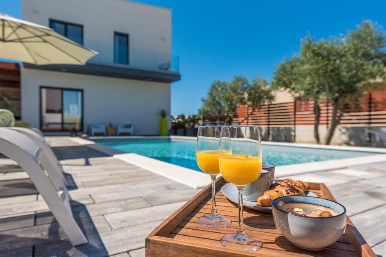 Villa Olea With Heated Pool And Jacuzzi Sukošan المظهر الخارجي الصورة