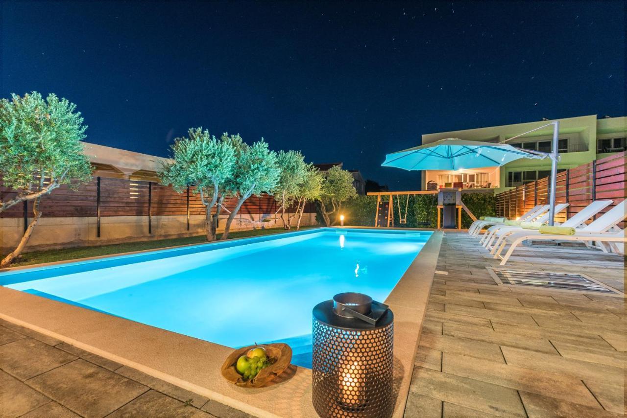 Villa Olea With Heated Pool And Jacuzzi Sukošan المظهر الخارجي الصورة
