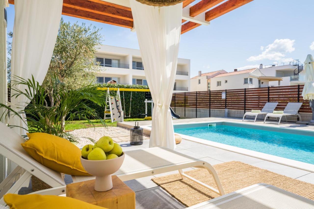 Villa Olea With Heated Pool And Jacuzzi Sukošan المظهر الخارجي الصورة