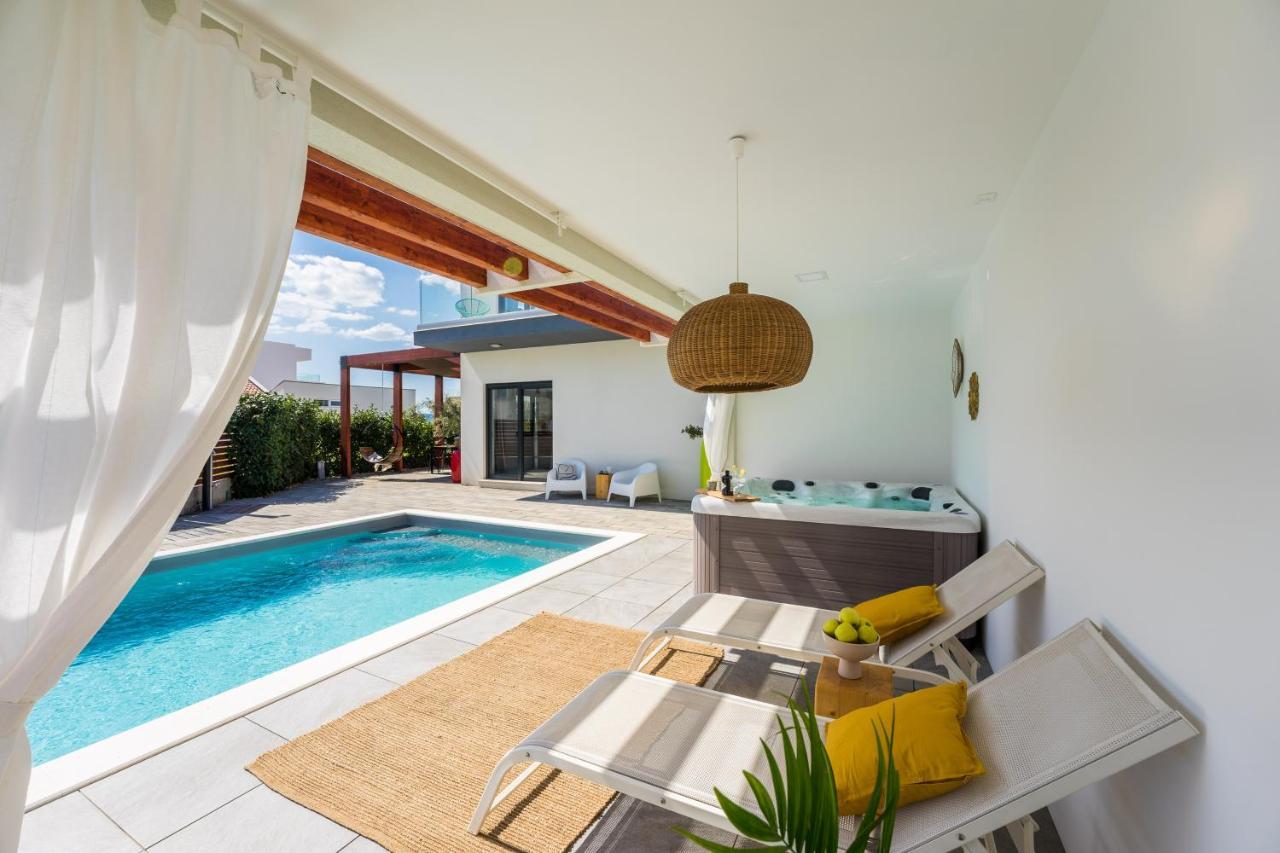 Villa Olea With Heated Pool And Jacuzzi Sukošan المظهر الخارجي الصورة